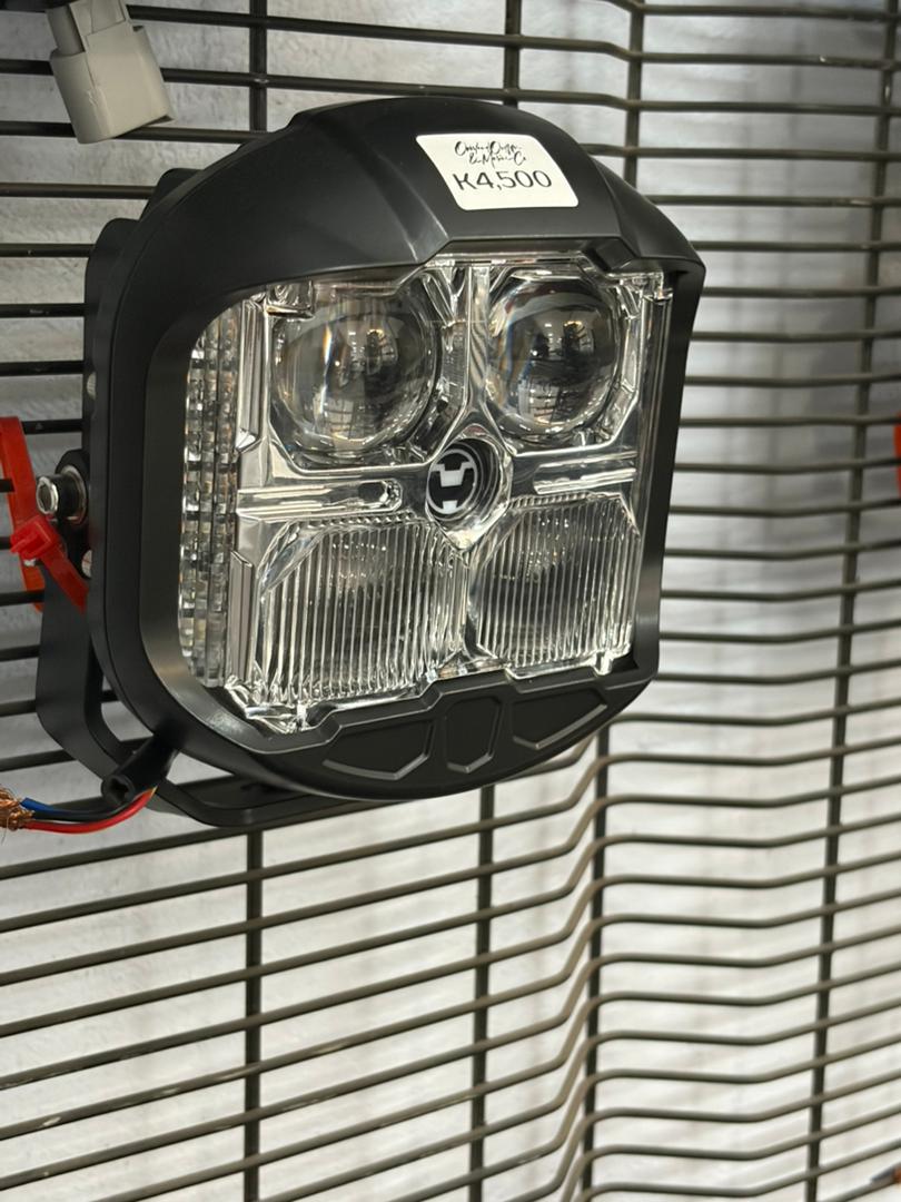Led spot light 6" with DRL + Orange Strobe