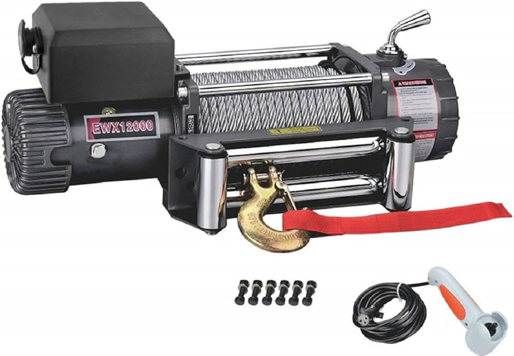 RUNVA 12000LBS Steel Winch 12v