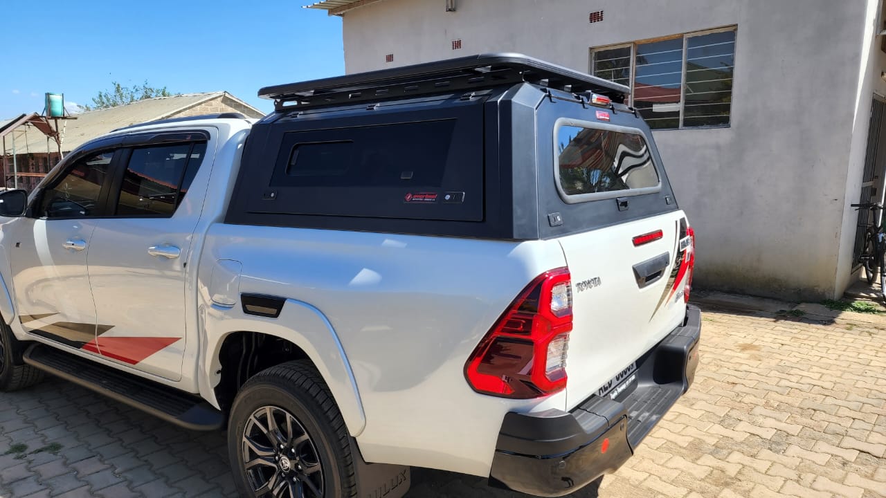 Steel Canopy with Side Glass for Double Cab Hilux/Ranger