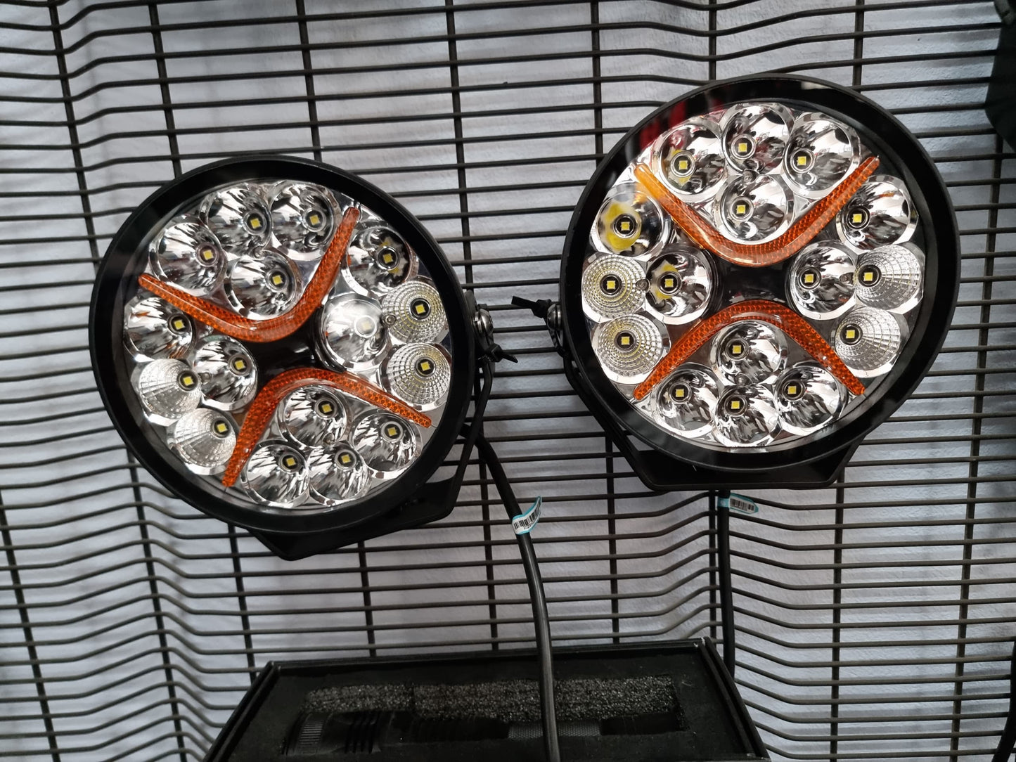 Led Spot Light 7" with Amber DRL