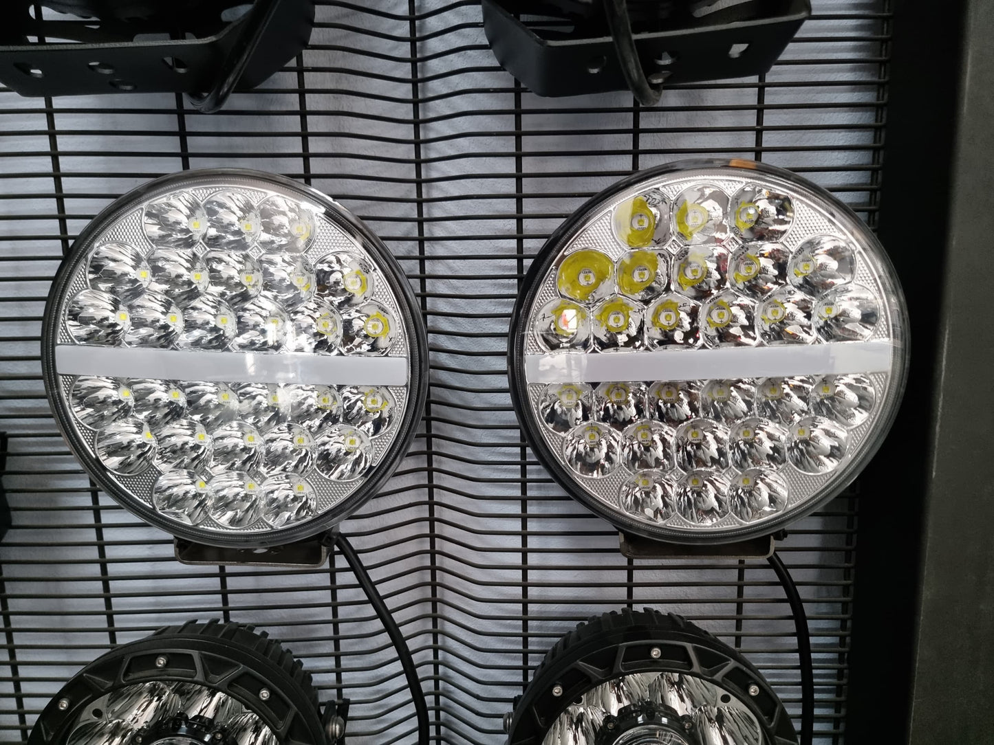 Led spot light 9" with DRL