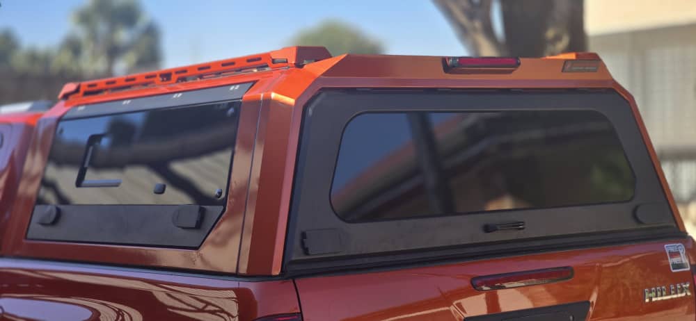 Aluminium Canopy with Side Glass for Double Cab FORD Ranger 2024+/AMAROK