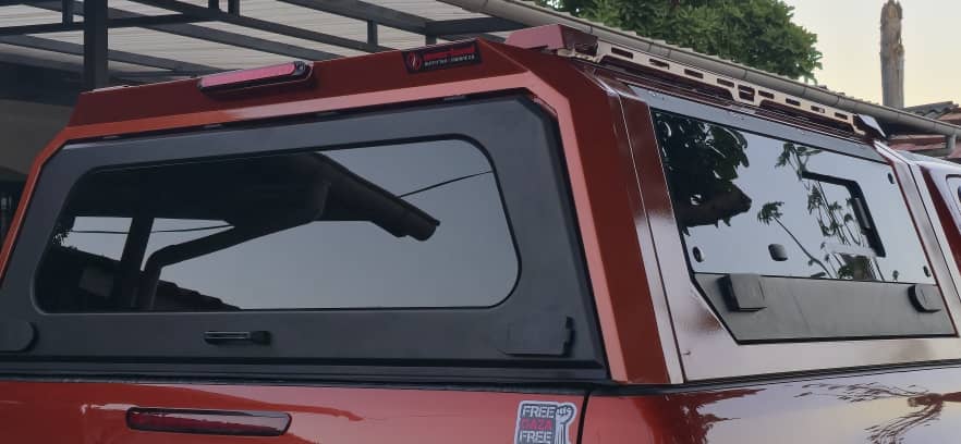 Aluminium Canopy with Side Glass for Double Cab FORD Ranger 2024+/AMAROK