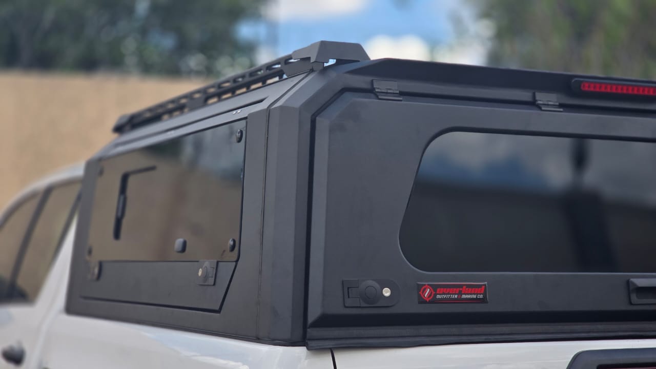 Aluminium Canopy with Side Glass for Double Cab Hilux/Ranger