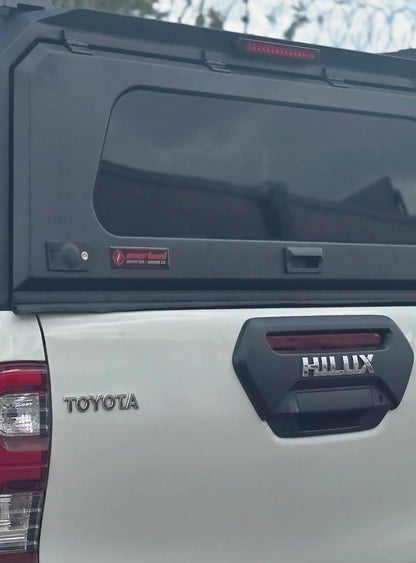 Aluminium Canopy with Side Glass for Double Cab Hilux