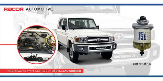 RACOR | Racor Fuel Filter - Water Separator Kit Toyota Land Cruiser 79 & Land Cruiser 200 V8