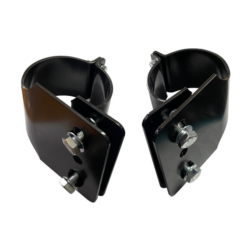 Heavy Duty Spotlight Brackets - 76mm Black